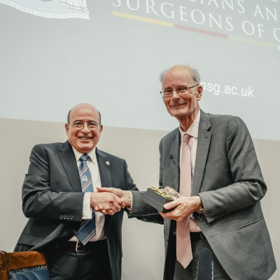 Professor Sir John Curtice and professor Hany Eteiba.
